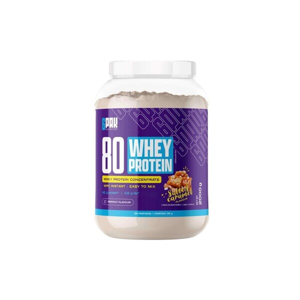 80 Whey Protein, Salted Caramel - 2000 grams