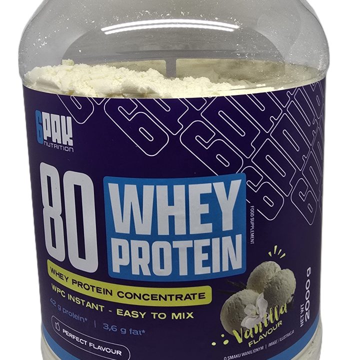 80 Whey Protein, Vanilla - 2000 grams