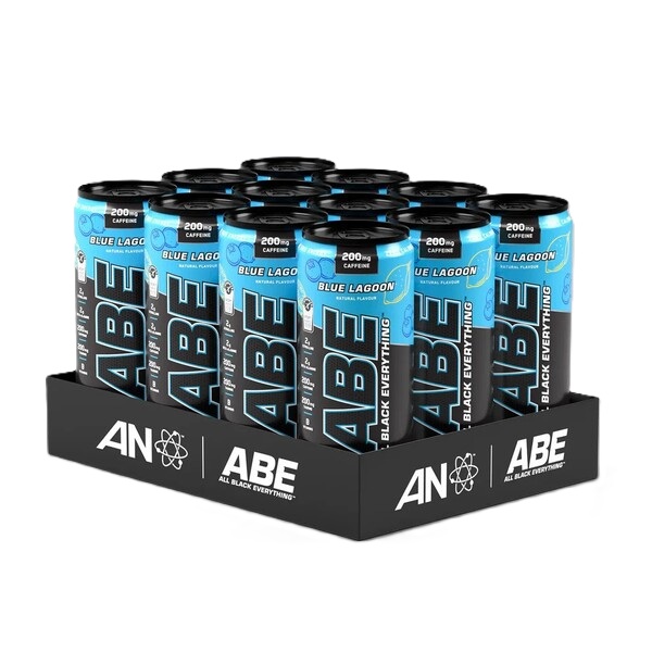 ABE Energy + Performance Cans, Blue Lagoon - 12 x 330 ml.