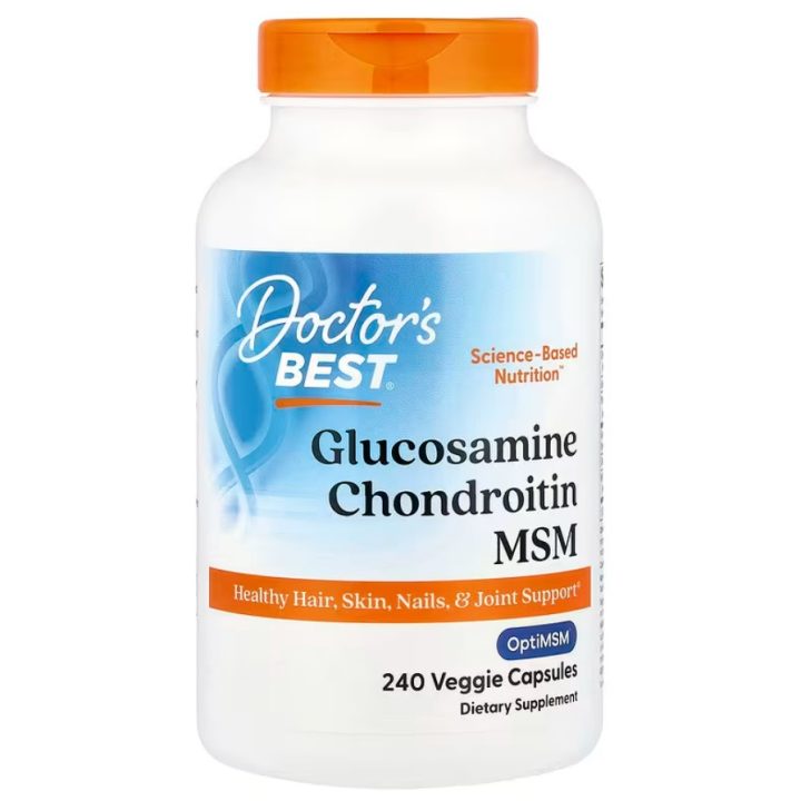 Glucosamine Chondroitin MSM with OptiMSM - 240 caps