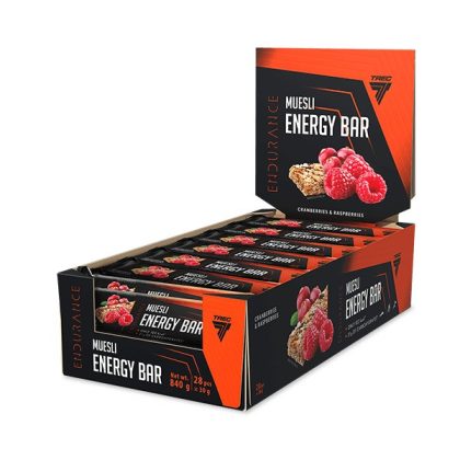 Endurance Muesli Energy Bar, Cranberries & Raspberries - 28 x 30g