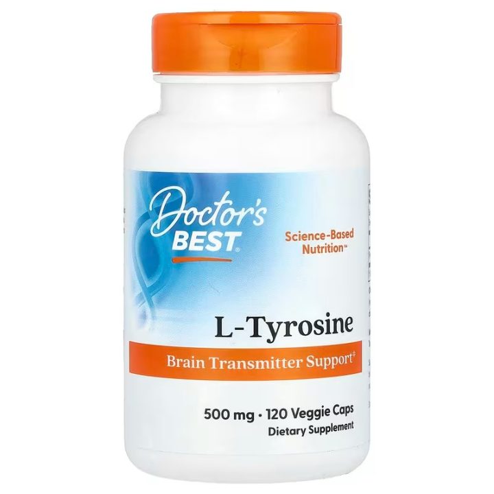 L-Tyrosine, 500mg - 120 vcaps
