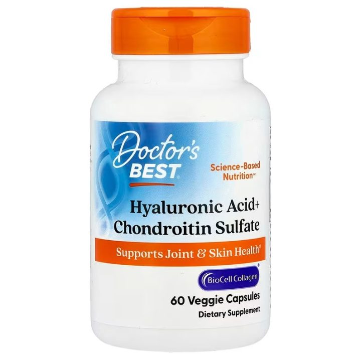 Hyaluronic Acid + Chondroitin Sulfate with BioCell Collagen - 60 caps