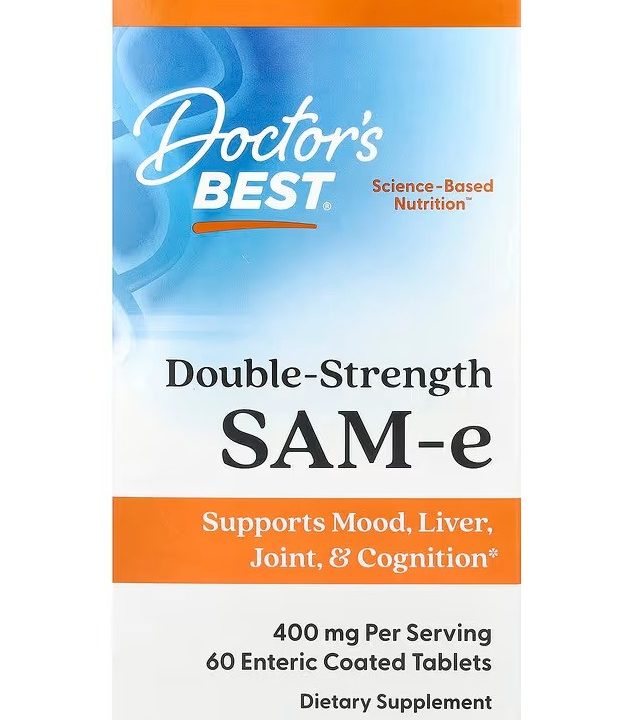 SAM-e, 400mg Double-Strength - 60 tablets