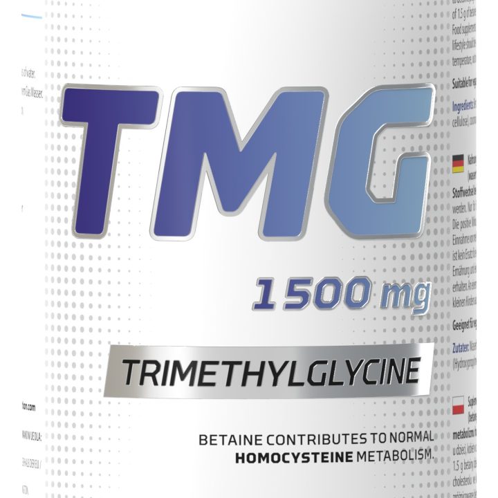 TMG Trimethylglycine, 1500mg - 180 vegan caps