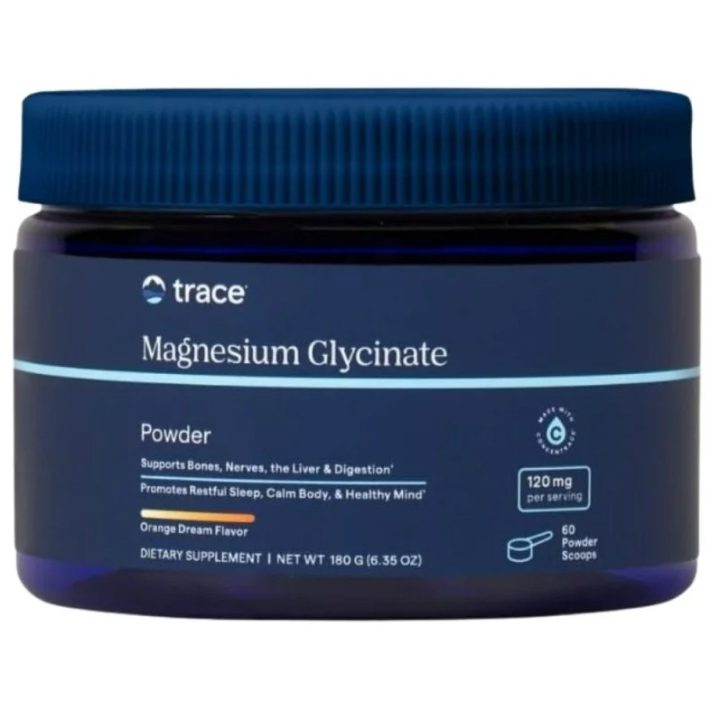 Magnesium Glycinate Powder, Orange Dream - 180 grams