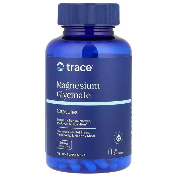 Magnesium Glycinate, 120mg - 180 caps