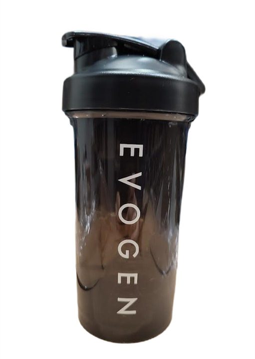 Evogen Next-Gen Transparent Shaker, Black - 500 ml.
