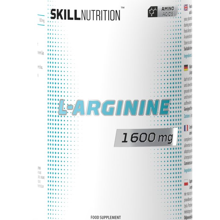 L-Arginine, 1600mg - 120 vegan caps