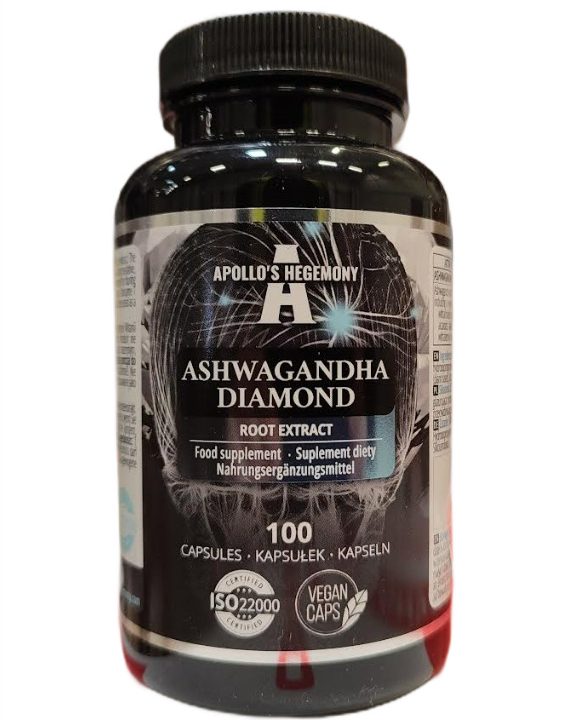 Ashwagandha Diamond - 100 vcaps (EAN 8721077930107)