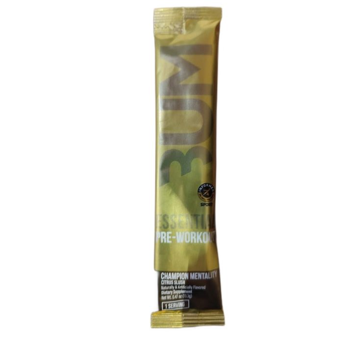CBUM Essential Pre-Workout, Champions Mentality Citrus Slush - 13.3 grams (1 serving)
