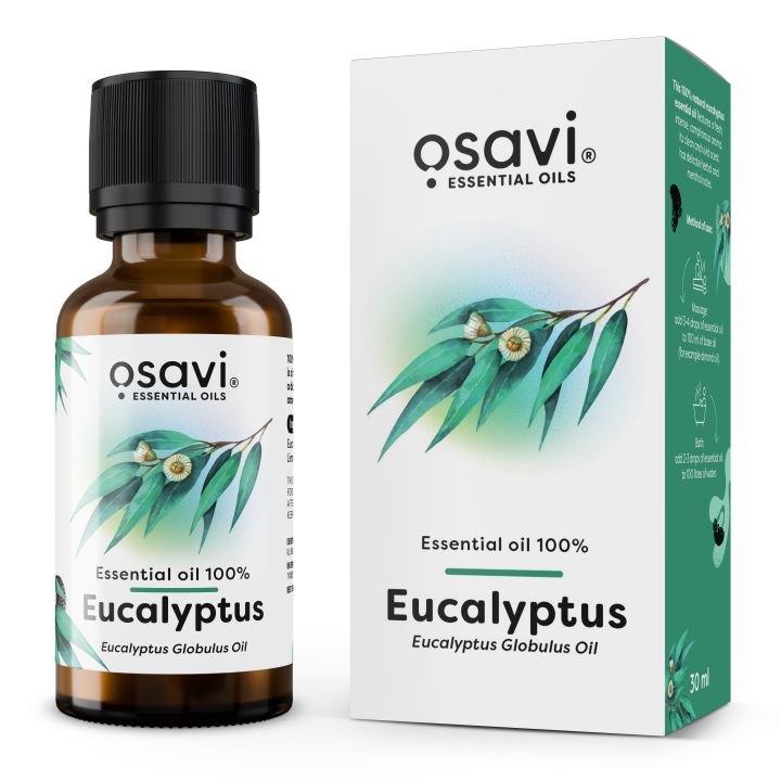 Essential Oil 100%, Eucalyptus - 30 ml.