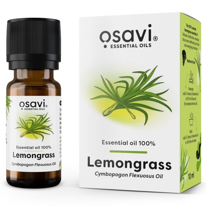 Essential Oil 100%, Lemongrass - 10 ml.