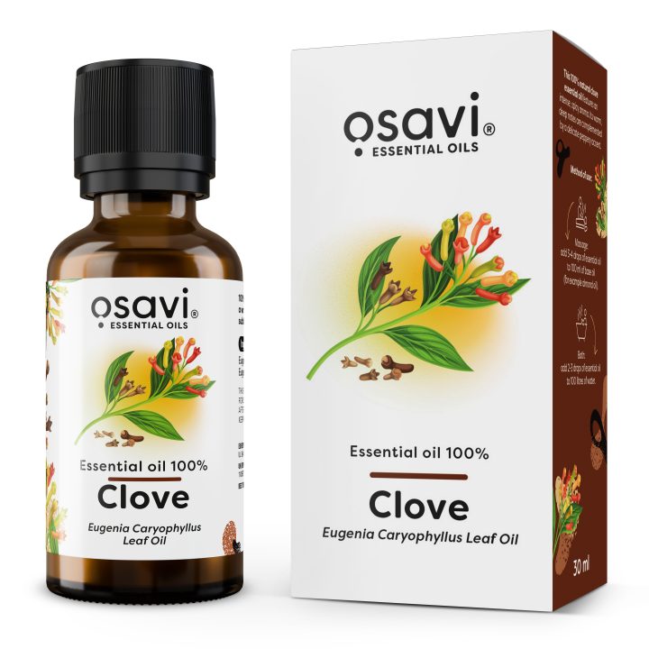 Essential Oil 100%, Clove - 30 ml.