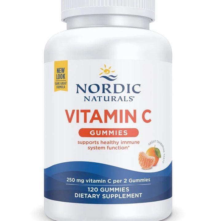 Vitamin C Gummies, 250mg Tangerine - 120 gummies