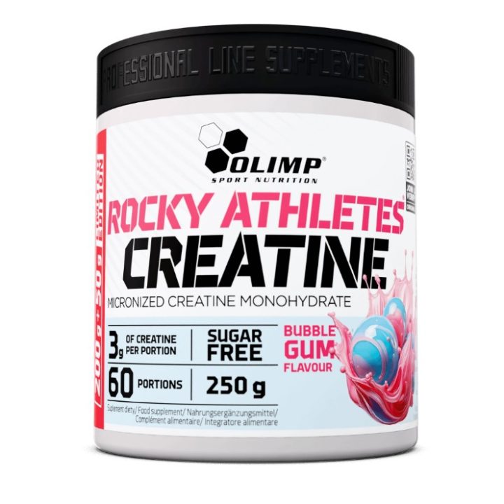 Rocky Athletes Creatine, Bubble Gum - 250 grams