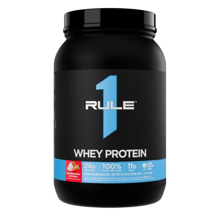 R1 Whey Protein, Strawberries & Creme - 905 grams