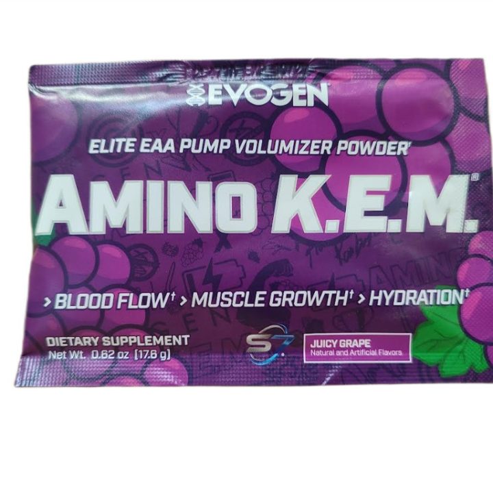 Amino K.E.M. EAA, Juicy Grape - 17.6 grams (1 serving)