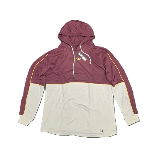 TBJP Hoodie, Red White - X-Large
