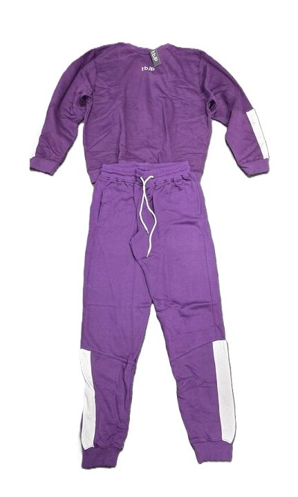 TBJP Sweatshirt + Pants, Purple - Large