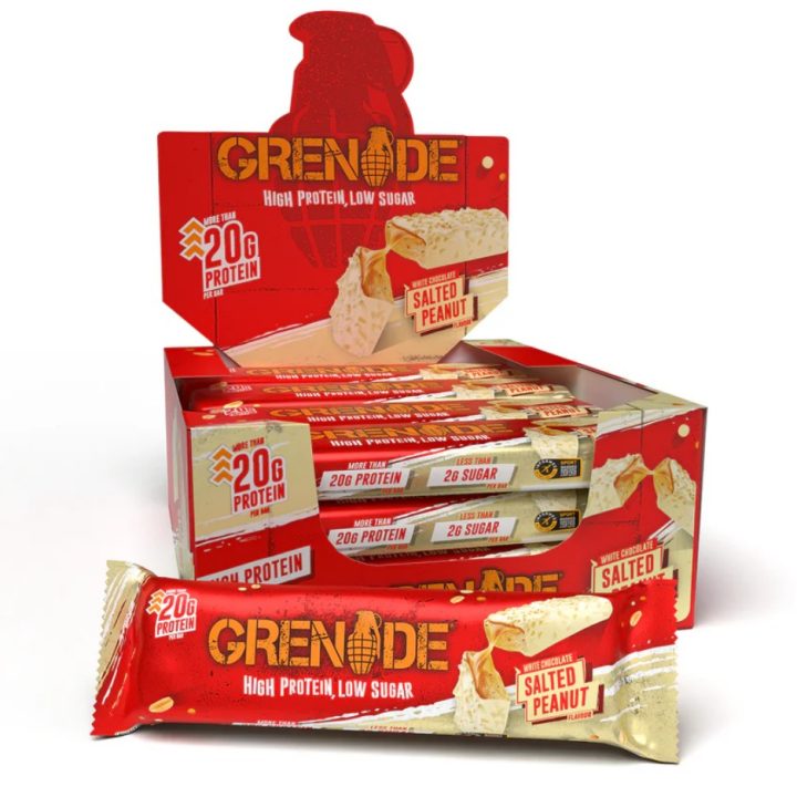 Protein Bars, White Chocolate Salted Peanut - 12 x 60g