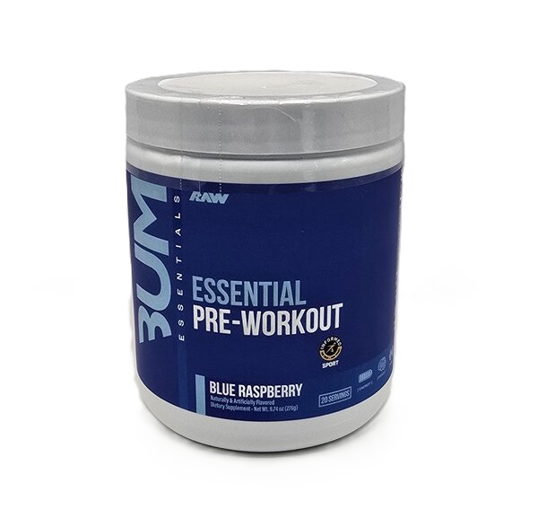 CBUM Essential Pre-Workout, Blue Raspberry - 276 grams