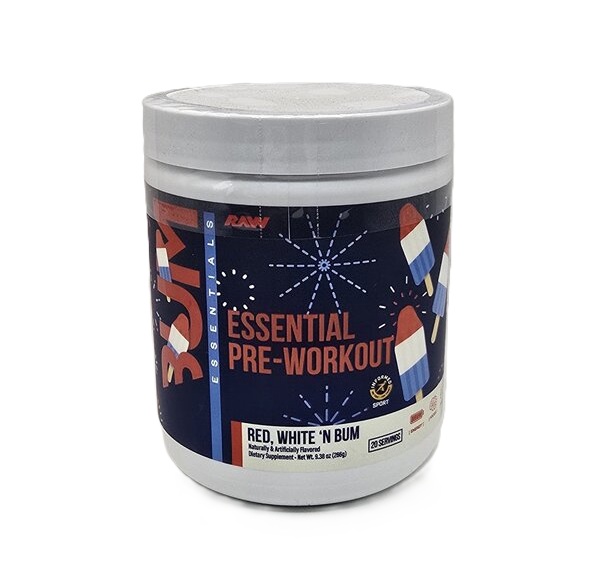 CBUM Essential Pre-Workout, Red White 'N Bum - 266 grams