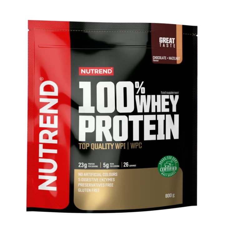 100% Whey Protein, Chocolate & Hazelnut - 800 grams