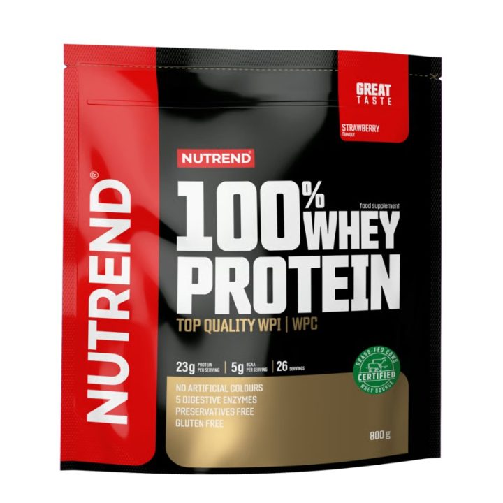 100% Whey Protein, Strawberry - 800 grams