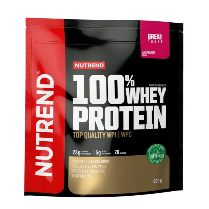 100% Whey Protein, Raspberry - 800 grams