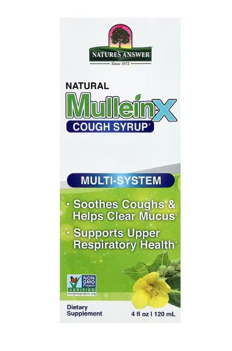 Natural Mullein-X Cough Syrup - 120 ml.