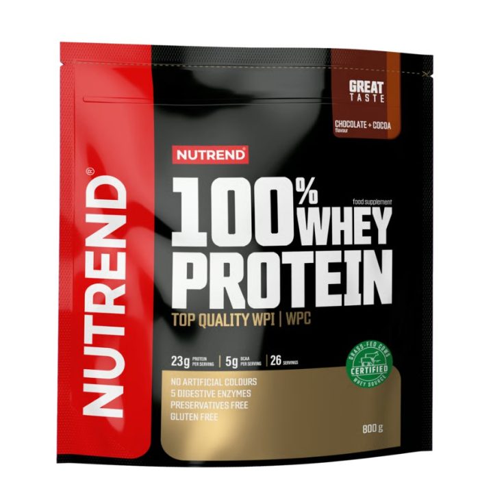 100% Whey Protein, Chocolate + Cocoa - 800 grams