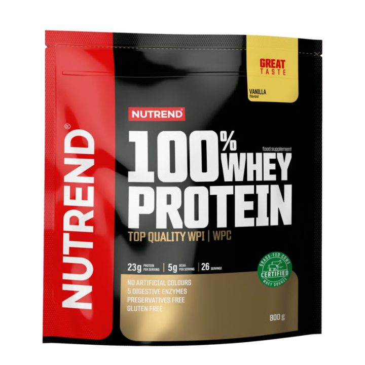100% Whey Protein, Vanilla - 800 grams