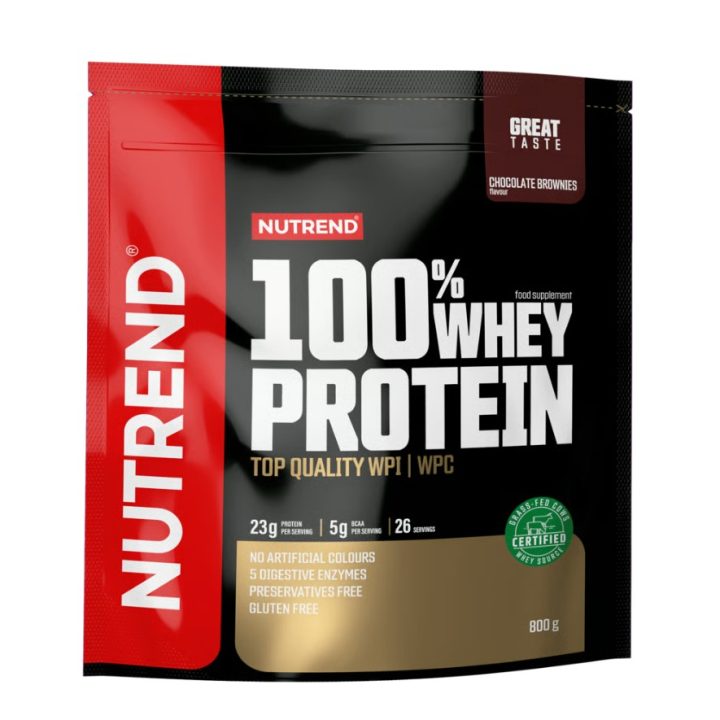 100% Whey Protein, Chocolate Brownies - 800 grams
