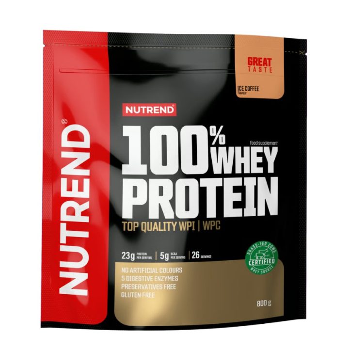100% Whey Protein, Ice Coffee - 800 grams