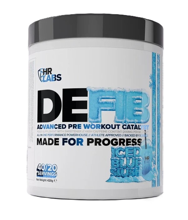 Defib Advanced Pre Workout Catalyst, Iced Blue Slush - 420 grams