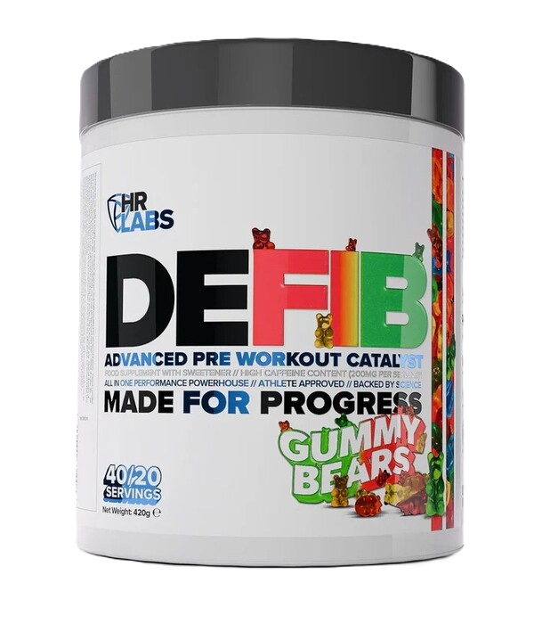 Defib Advanced Pre Workout Catalyst, Gummy Bears - 420 grams