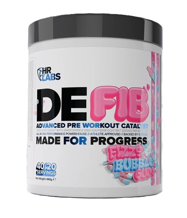 Defib Advanced Pre Workout Catalyst, Fizzy Bubble Gum - 440 grams