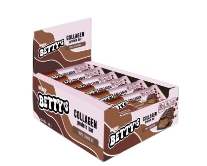 Betty's Collagen Protein Bar, Triple Chocolate - 12 x 50g