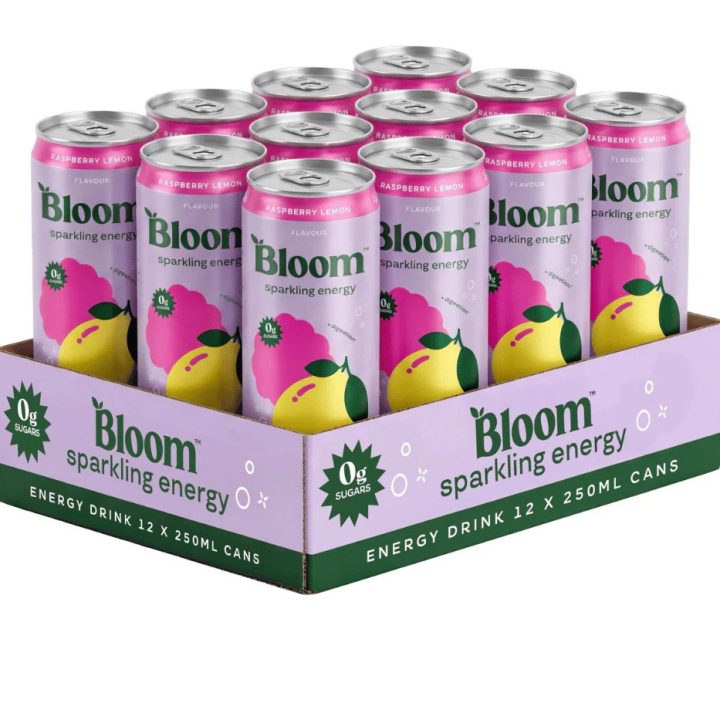 Sparkling Energy, Raspberry Lemon - 12 x 250ml.