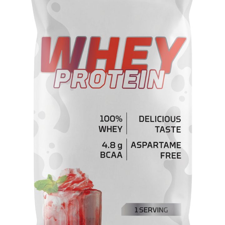 Whey Protein Powder, Strawberry Milkshake - 30 grams (1 serving)