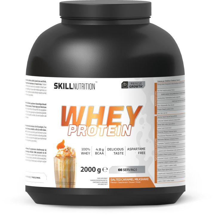 Whey Protein Powder, Salted Caramel Milkshake - 2000 grams