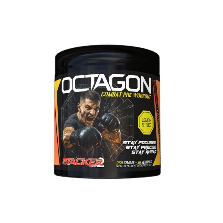 Octagon Pre Workout, Lemon Strike - 260 grams