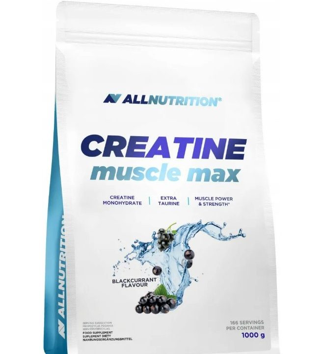 Creatine Muscle Max, Blackcurrant - 1000 grams
