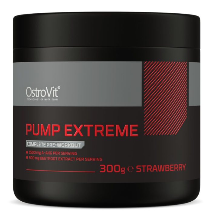 Pump Extreme Pre-workout, Strawberry - 300 grams