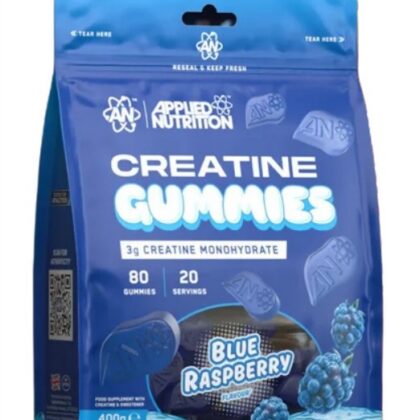 Creatine Gummies, Blue Raspberry - 80 gummies