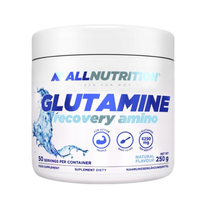 Glutamine Recovery Amino, Natural - 250 grams