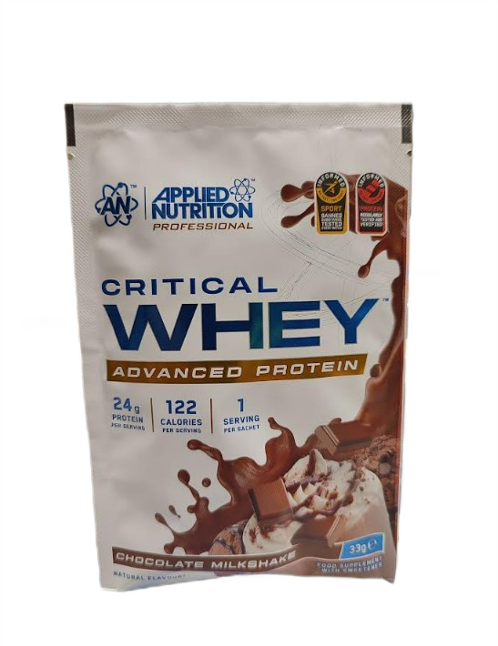 Critical Whey, Chocolate Milkshake - 33 grams (1 serving)