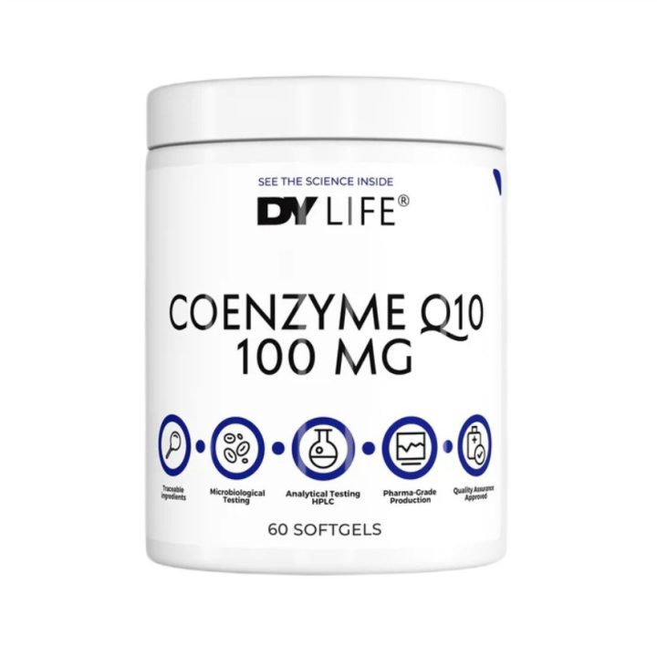 DY LIFE Coenzyme Q10, 100mg - 60 softgels