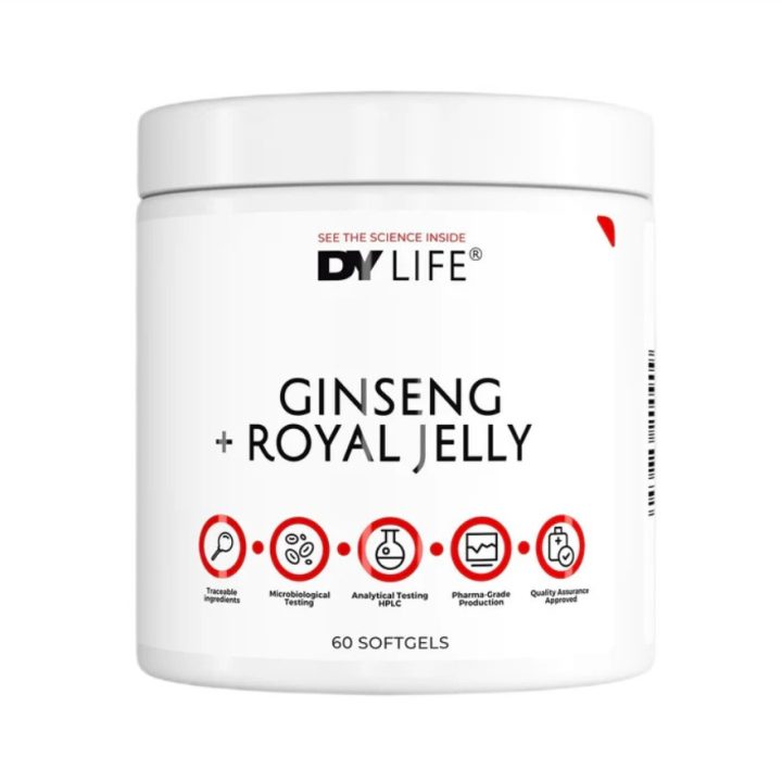 DY LIFE Ginseng + Royal Jelly - 60 softgels